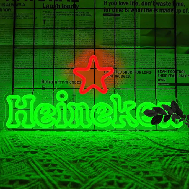 JooeTuu Beer Neon Signs Dimmable Bar Neon Light Up Beer Sign for Home Bar Neon Beer Signs for Wall Decor Man Cave Shop Beer Club Pub Bistro