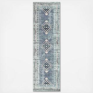 Zhara Indoor/Outdoor Medallion Runner