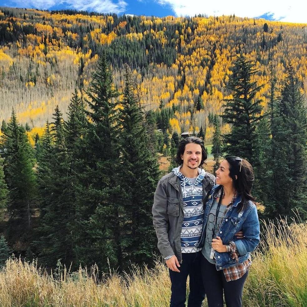 Our first vacation to Colorado. Pit stop in Vail, CO to see the fall colors.