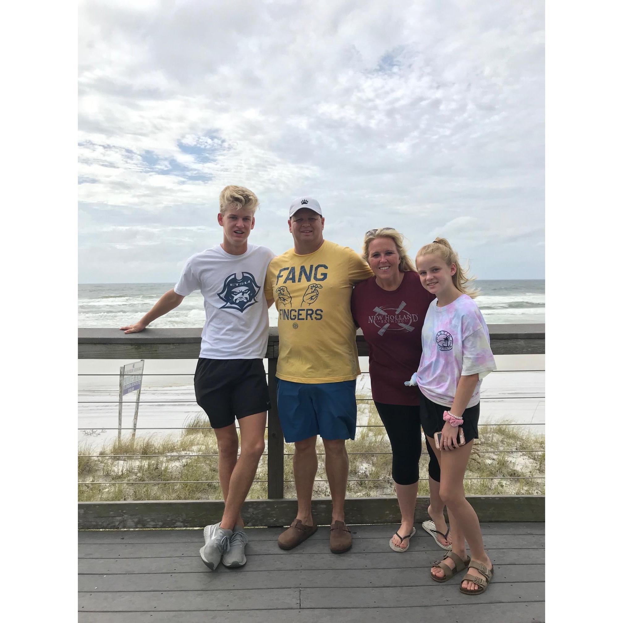 Beach trip with the kids to Miramar Beach