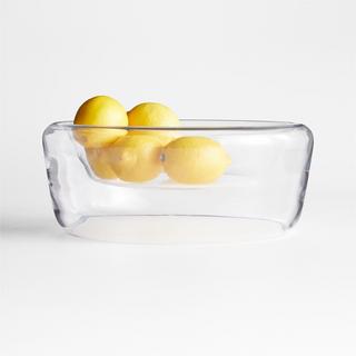 Ital Glass Centerpiece Bowl