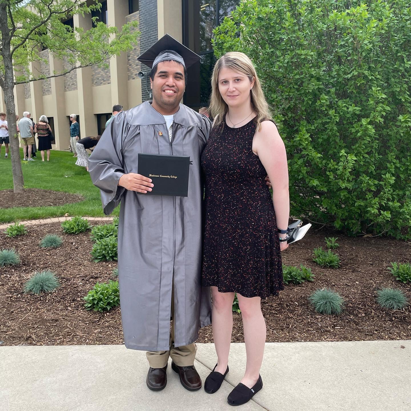 When Jose completed his nursing program summer 2022!