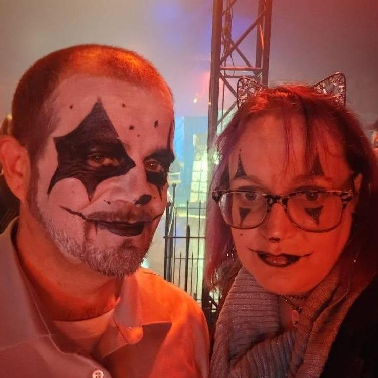 When in Rome...We really went for it at Paranormal Circus night.