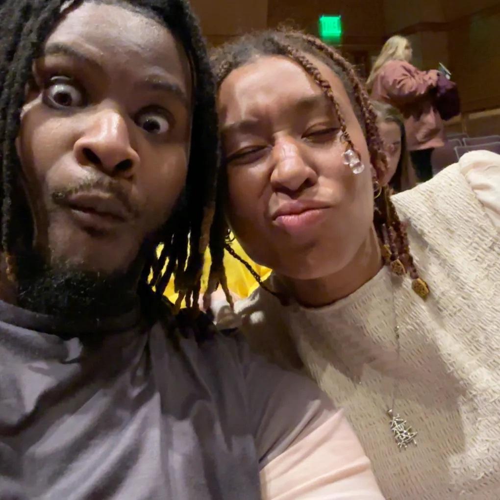 This is our very first photo together!