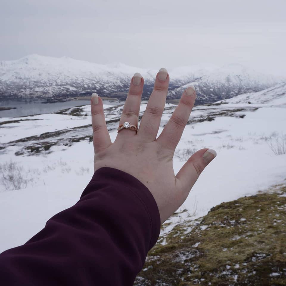 When the ring is equally as beautiful as the mountains...