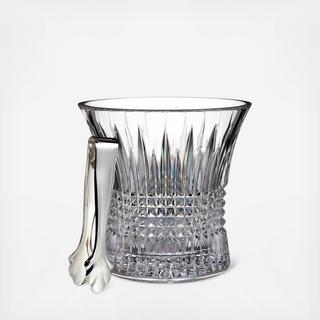 Lismore Diamond Ice Bucket With Tongs