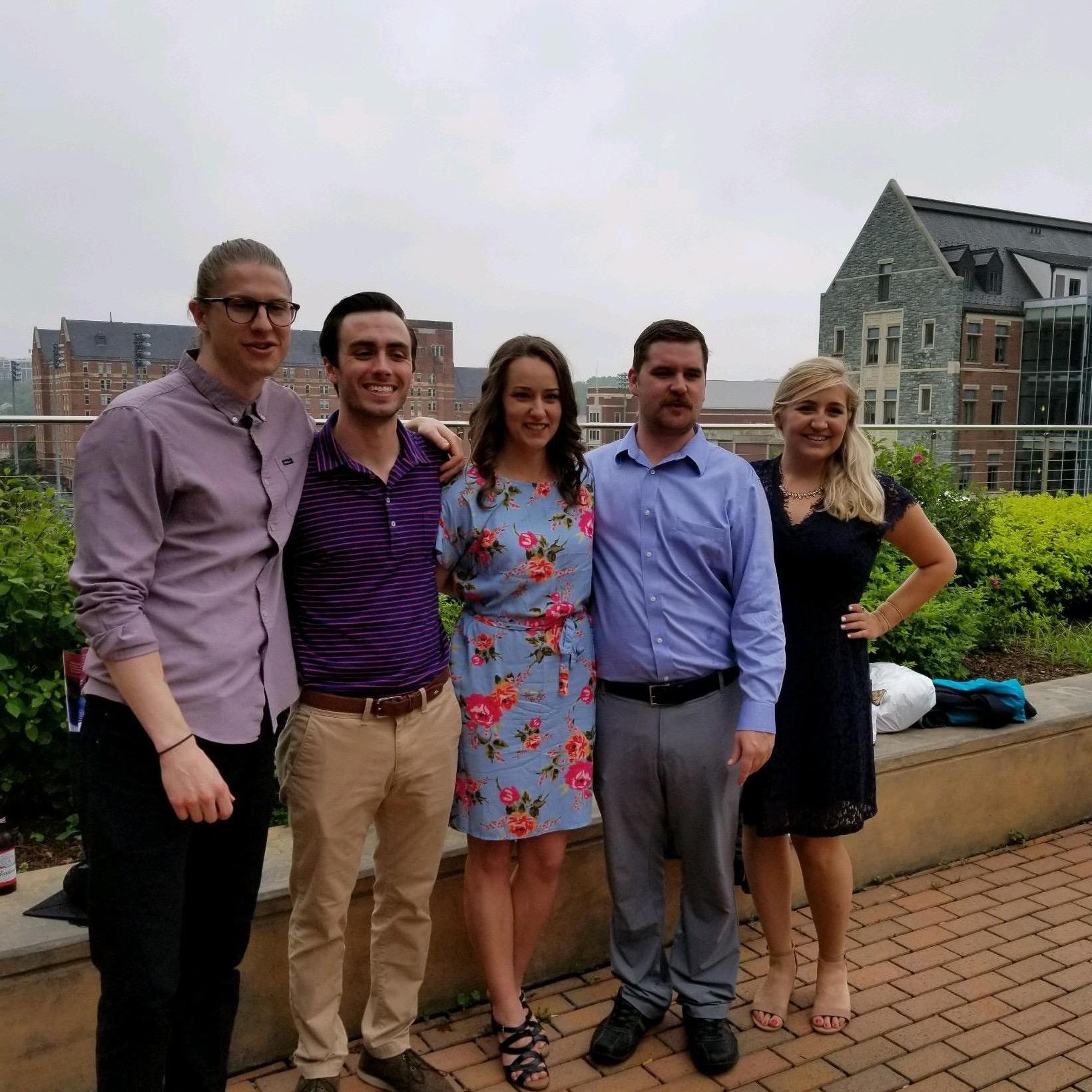 Jake's sister Bailey graduates Nurse Practitioner school at Georgetown!