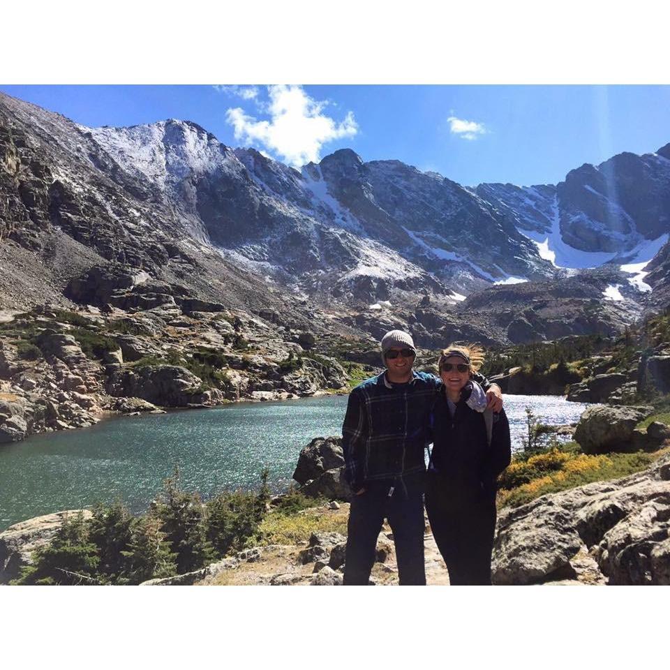 12 mile hike up to Sky Pond in Estes Park