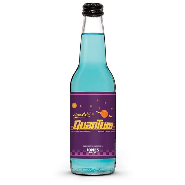 Fallout Nuka-Cola Quantum Soda by Jones Soda 12oz Berry Flavored Drink | Fallout, Nuka-Cola, Quantum, by Jones Soda, Drink