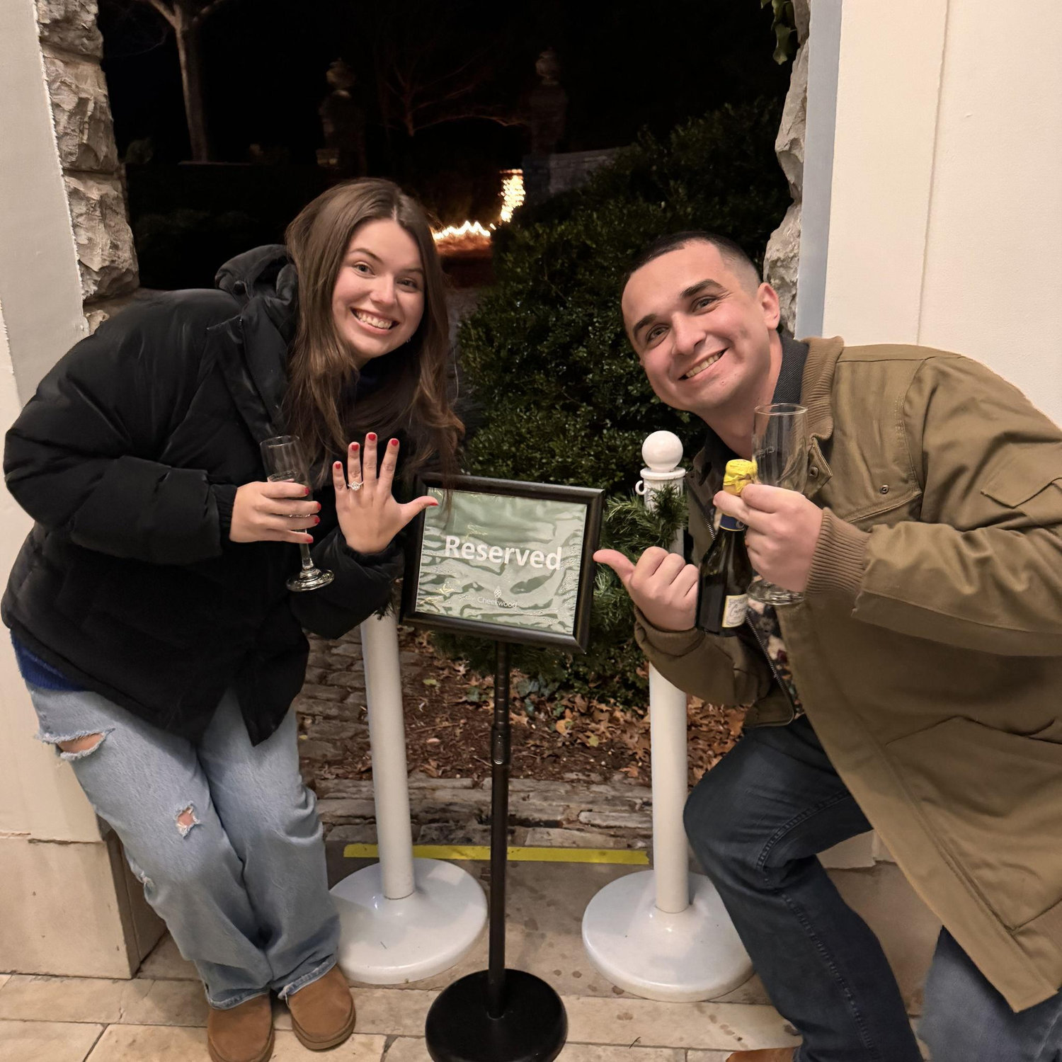 Where we got ENGAGED!!!