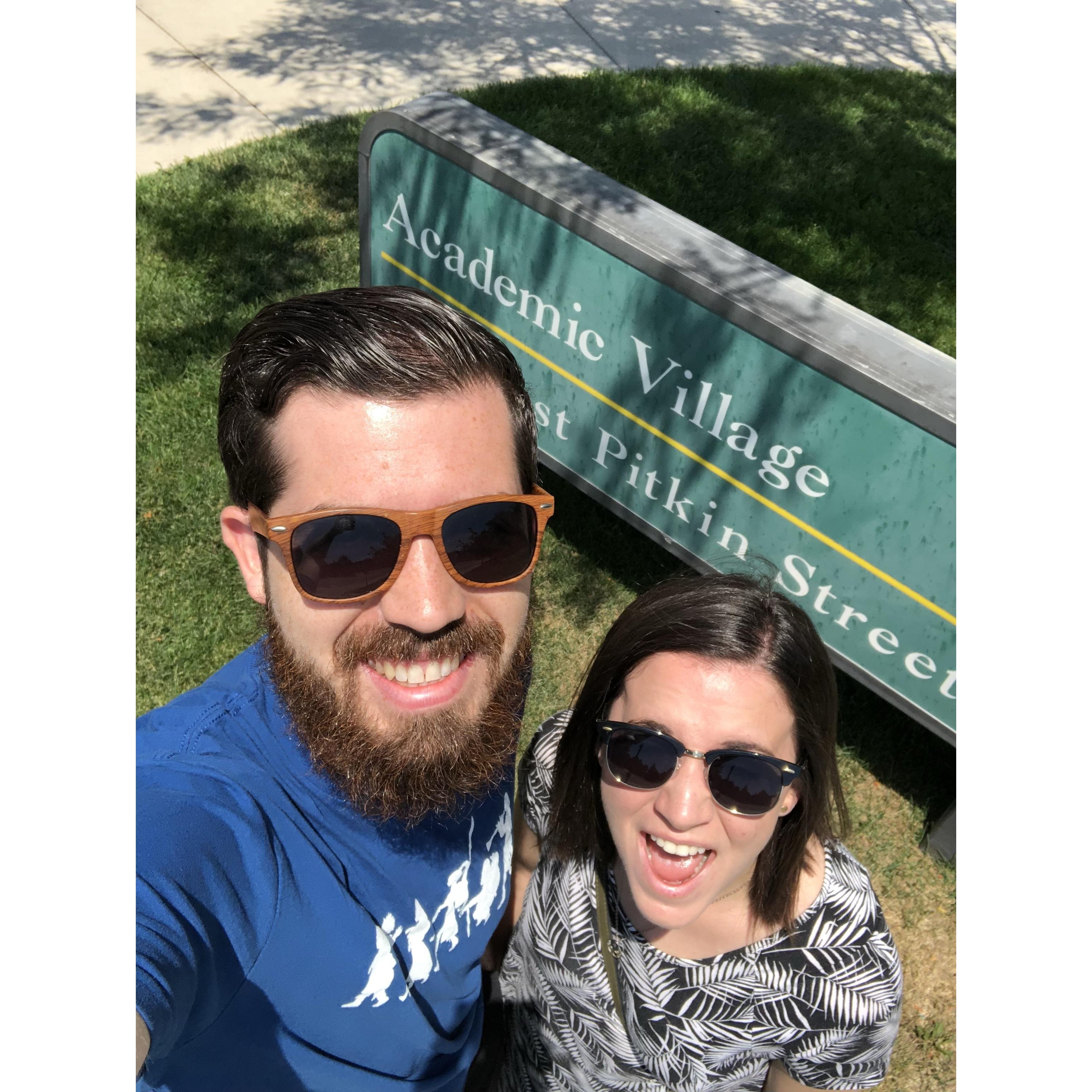 Visiting where it all started.