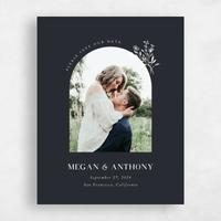 Black Wedding Save the Date - Bellisi Photo
