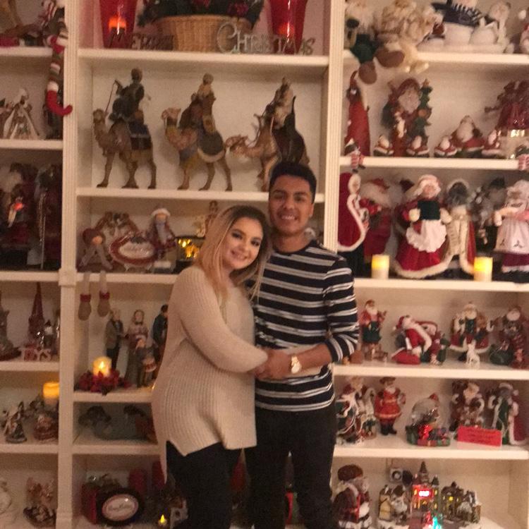 the first Christmas we spent together at Nana & Papa’s house
