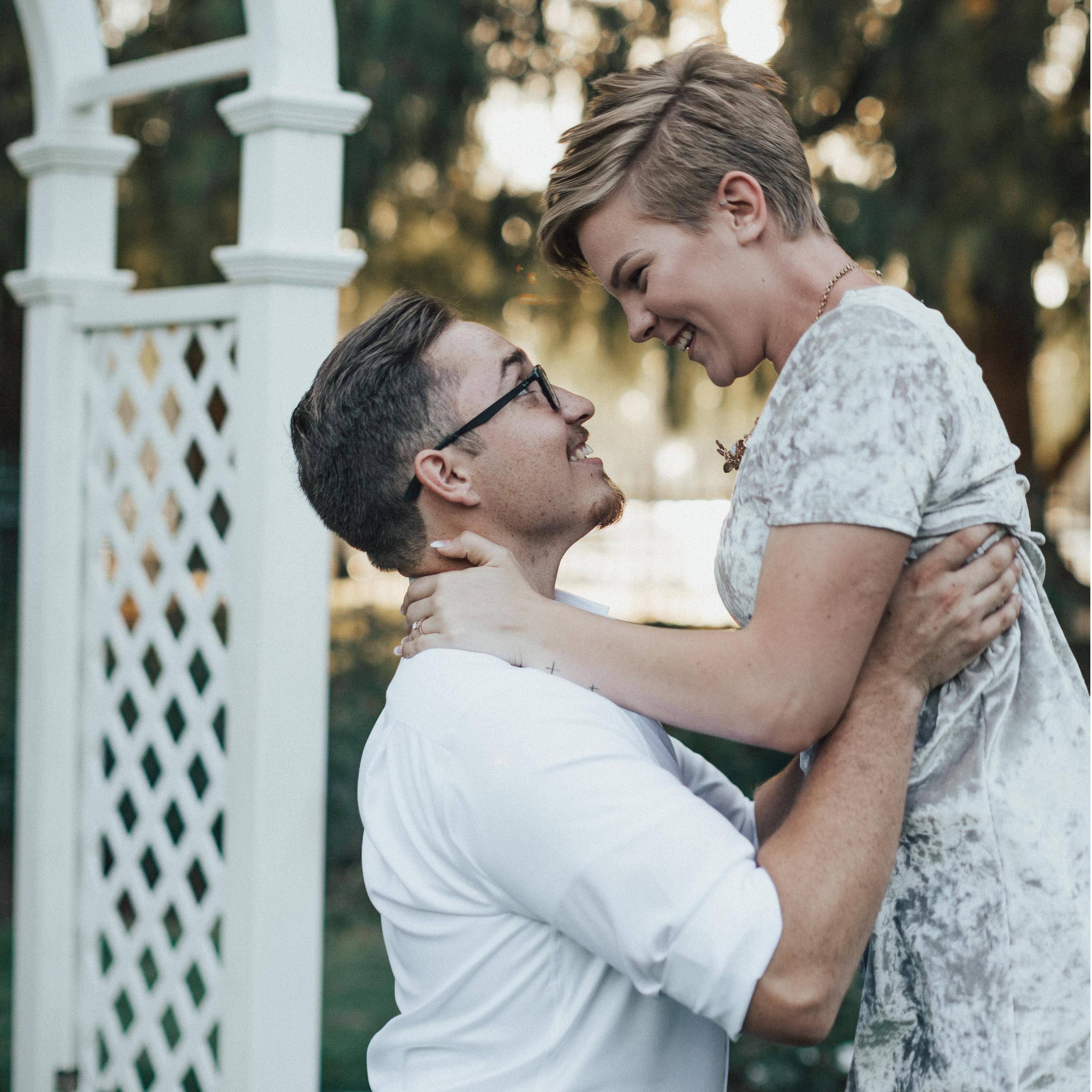 We are so stoked to tie the knot!