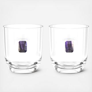 Elevo Double Old Fashioned Glass, Set of 2