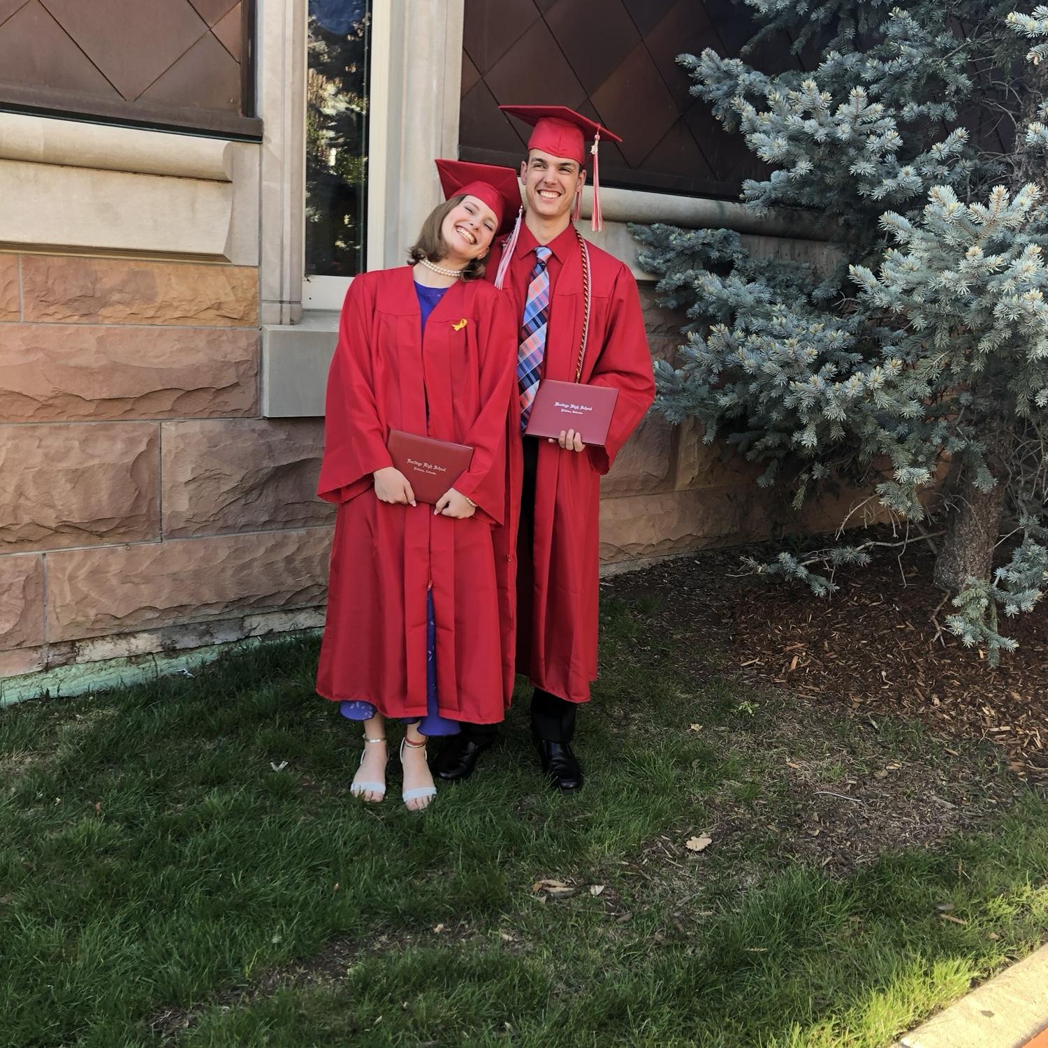 Senior year graduation! We were graduated from Heritage High School at University of Denver.
