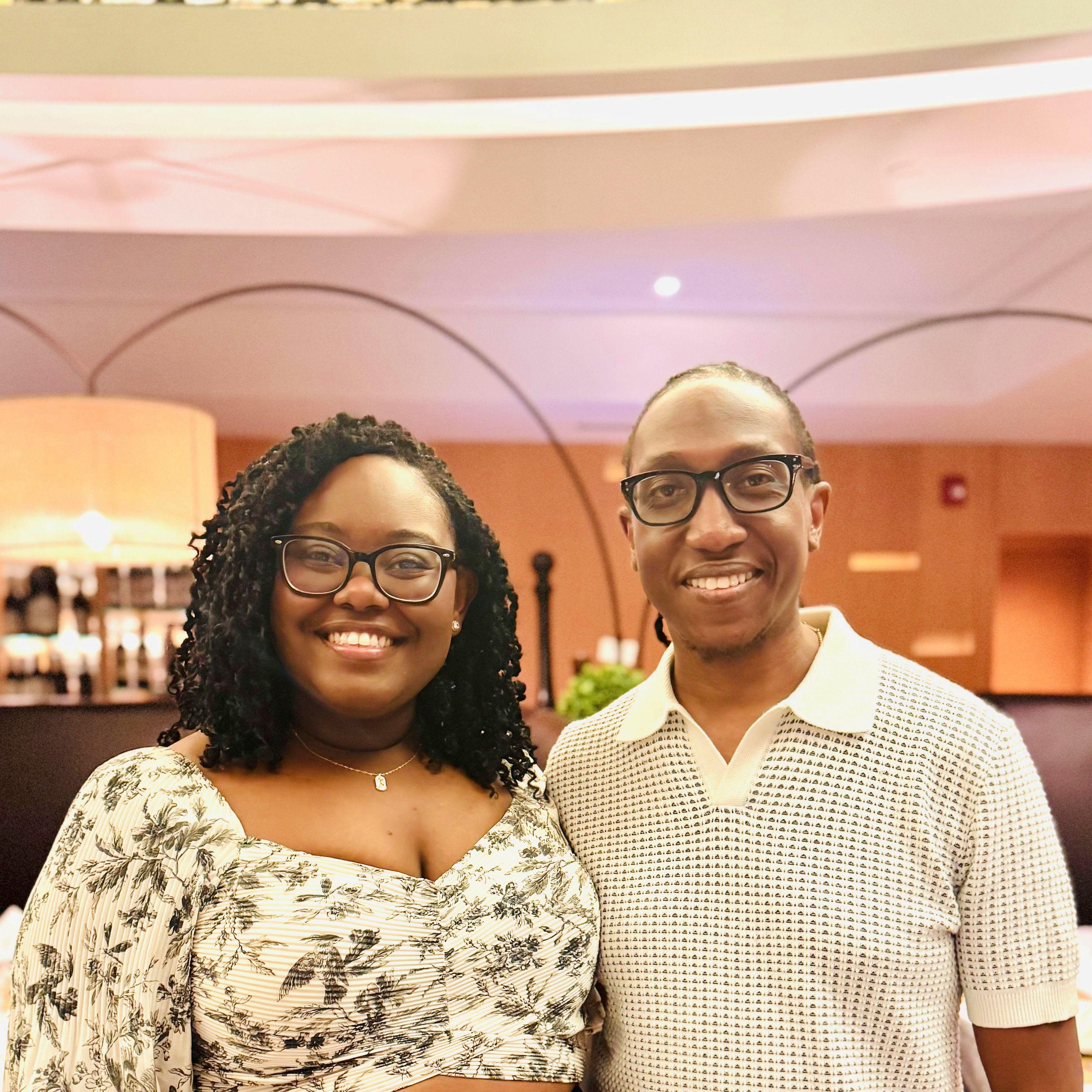 6-month anniversary! This ended up being our favorite restaurant...and the venue for Jonathan's proposal a few months later!