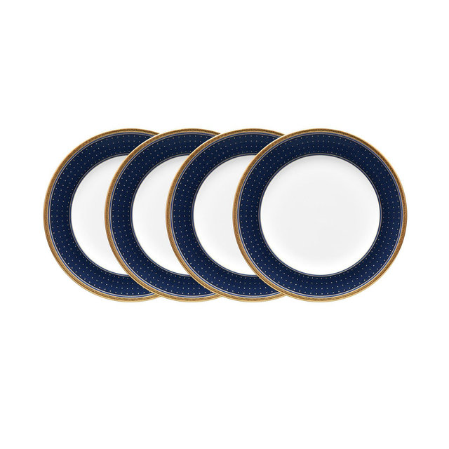 Noritake Blueshire Set of 4 Bread & Butter/Appetizer Plates