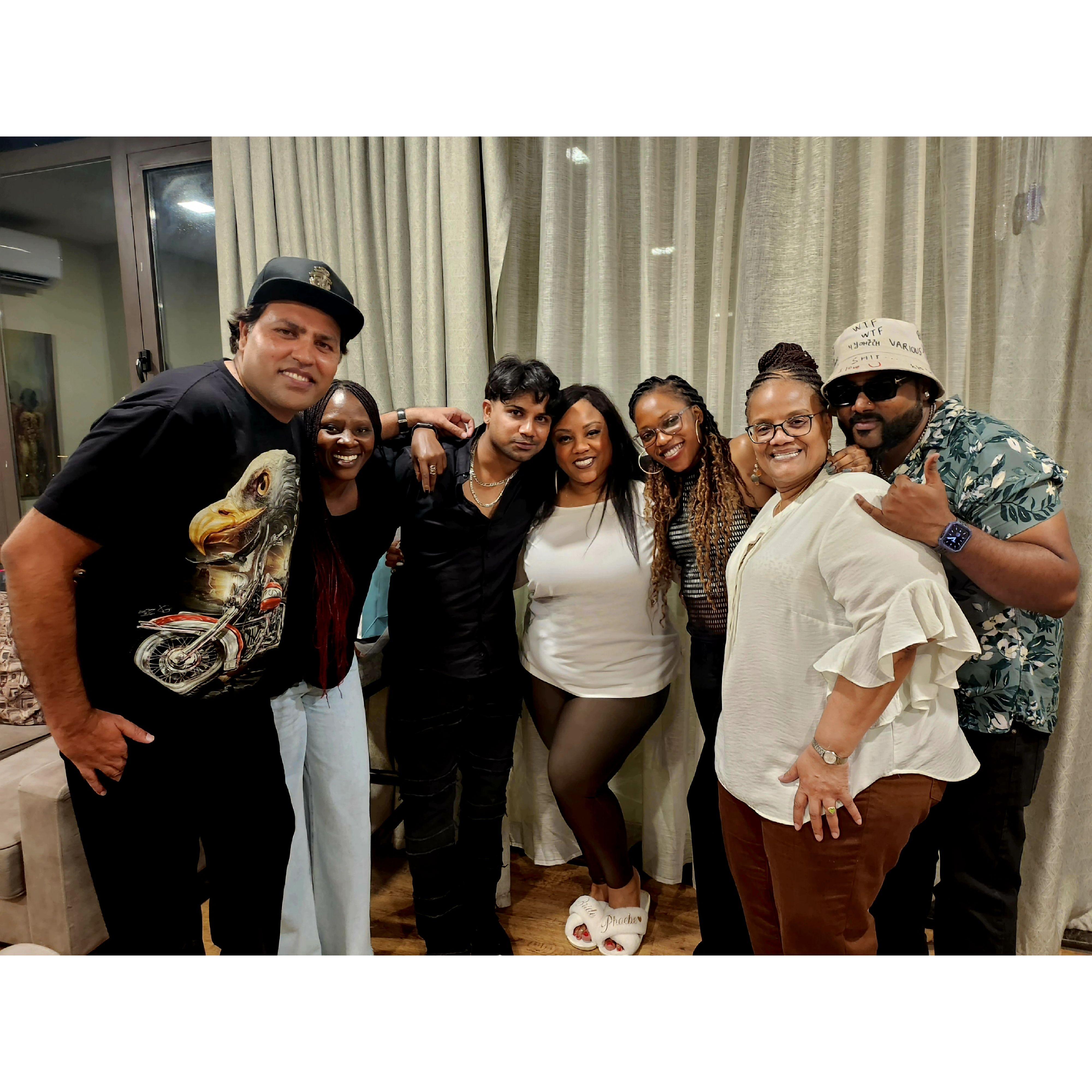 Surrounded by love and support