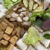 Ms Thuong's Fried tofu Shrimp paste Noodle