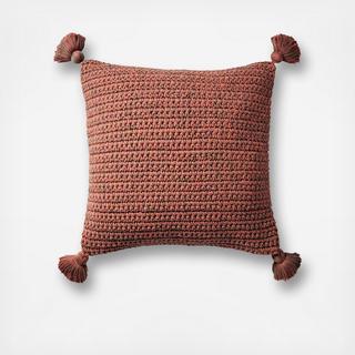 Woven Tassel Pillow Cover