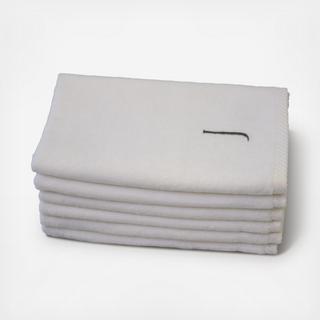 Monogram Guest Towel, Set of 6