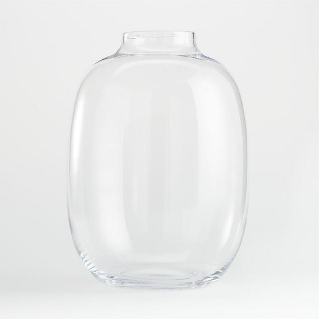Laurel Round Clear Vase 16"