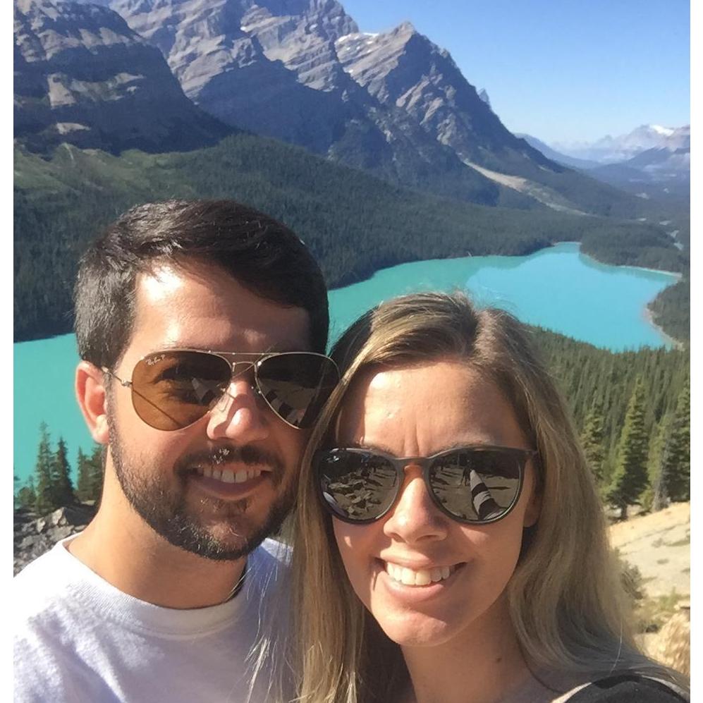 View of Peyto Lake during our trip to Banff in Sept 2017