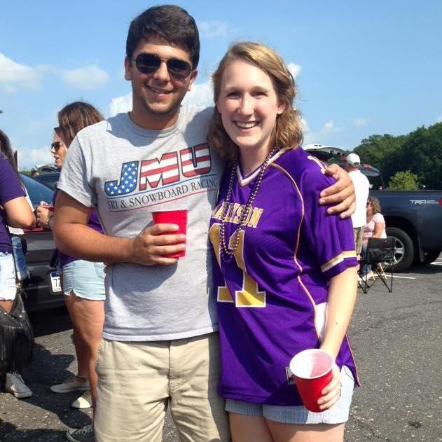 Tailgating before a JMU football game