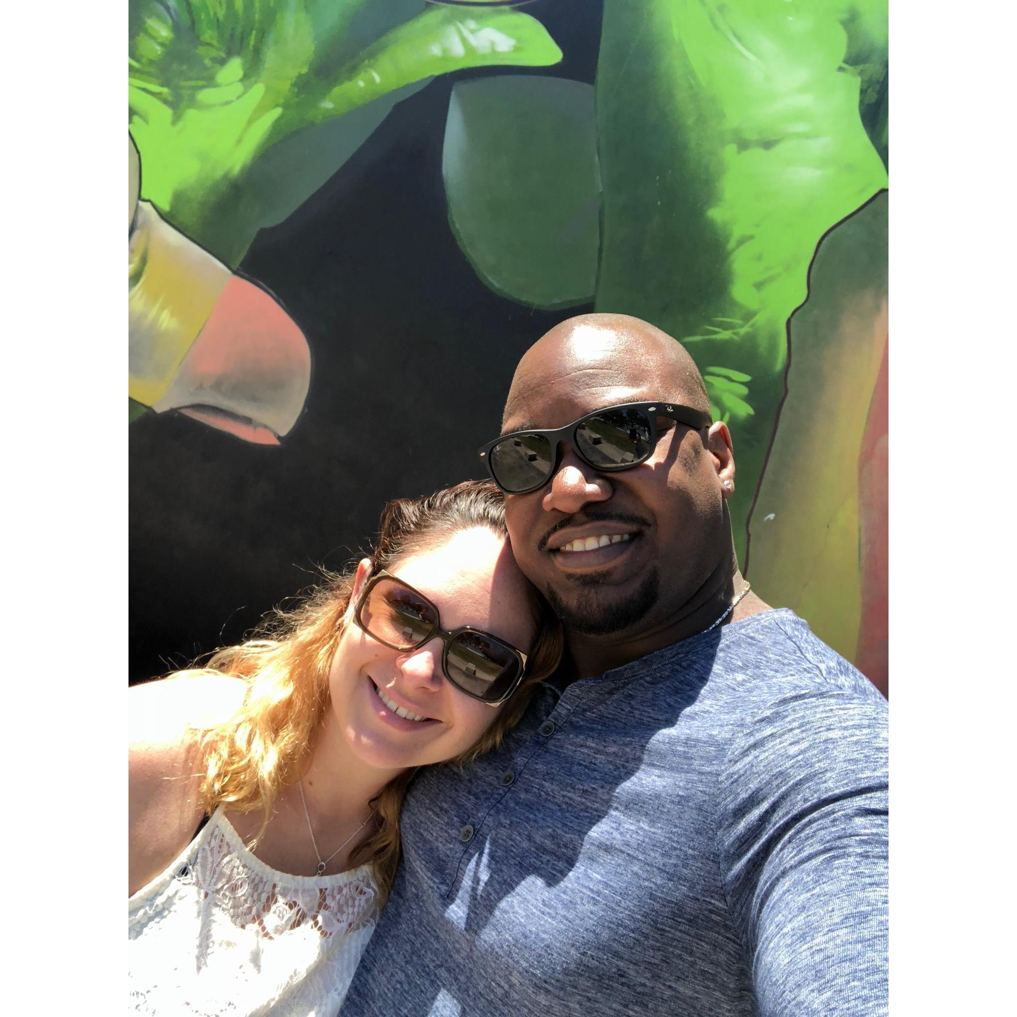 Wynwood, during our "meet the parents" trip!