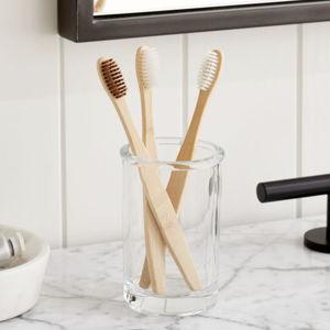 Apothecary Glass Bath Toothbrush Holder