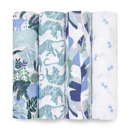 cotton muslin swaddle 4 pk