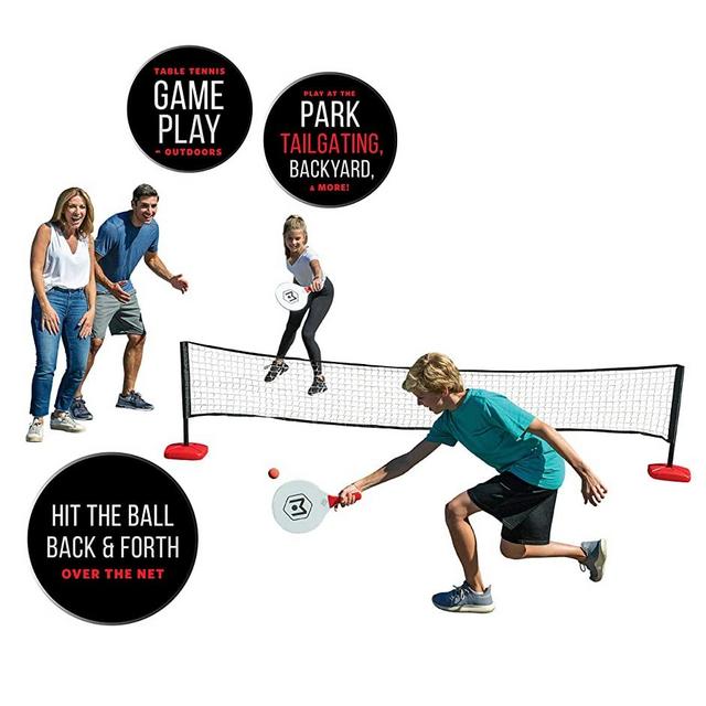 Wicked Big Sports Paddle Battle Giant Outdoor Ping Pong and Pickle Ball Set