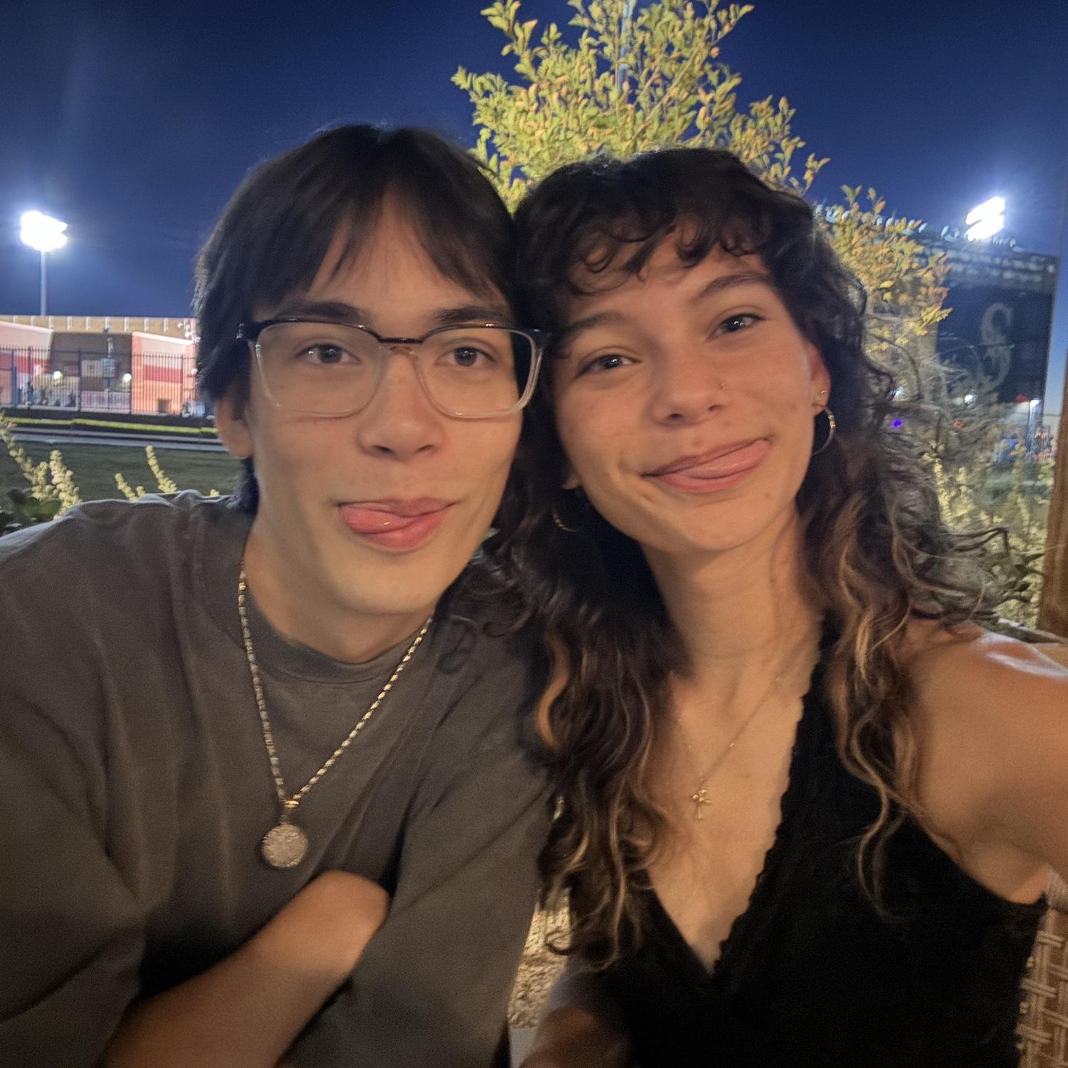 Dinner date as fiancés