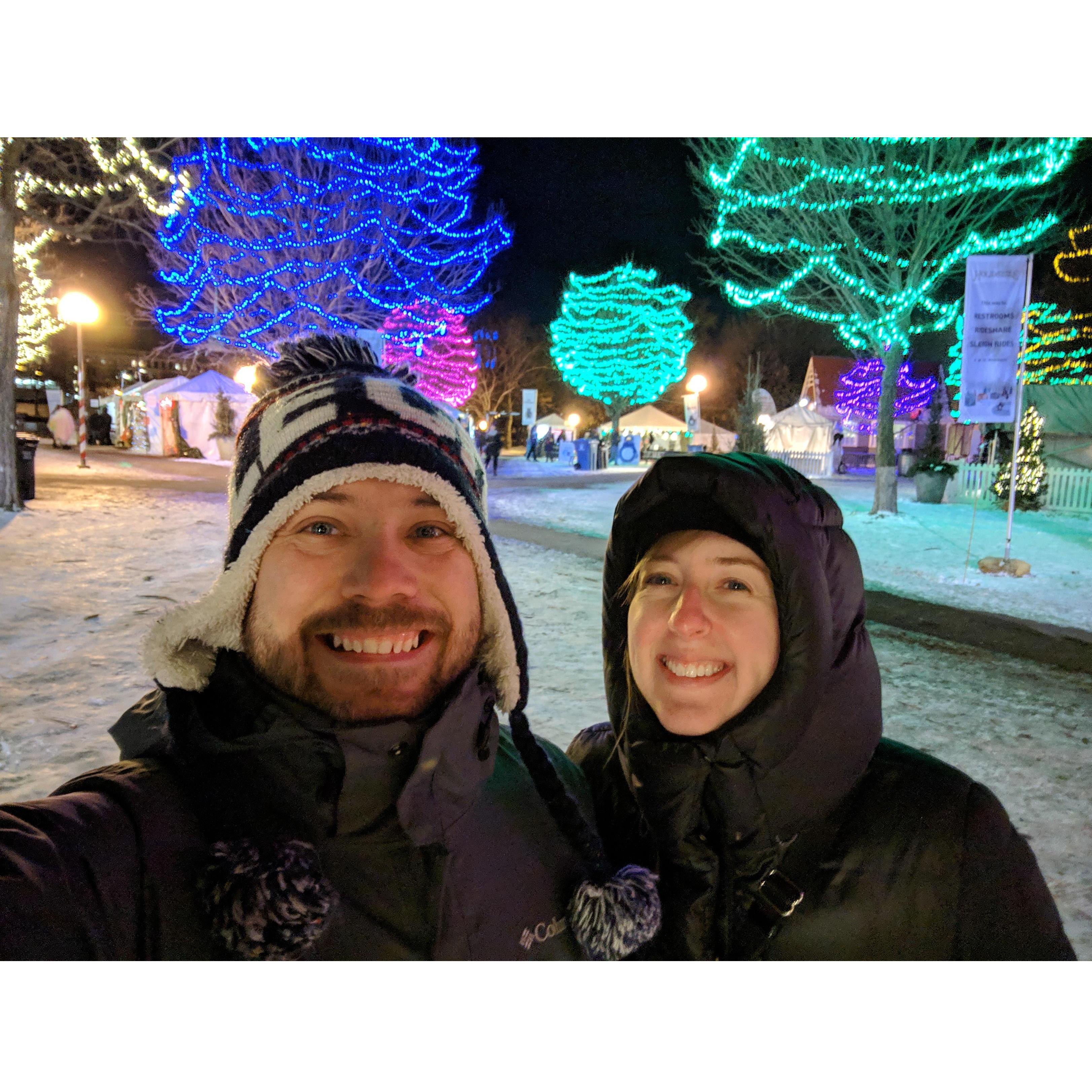 We decided that we would call Minneapolis our home and we made it work. Now we get to enjoy very nice cold Christmases