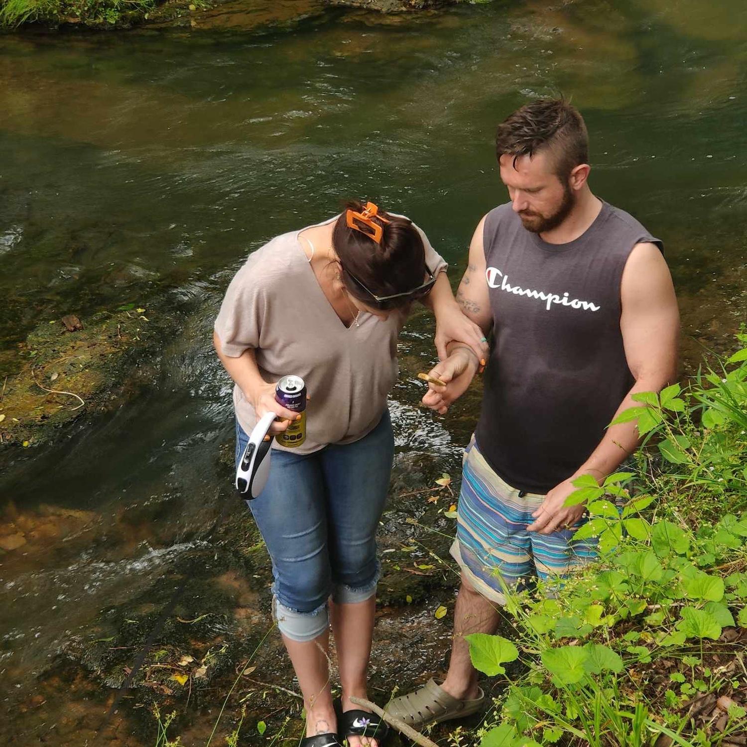Hanging out by the creek