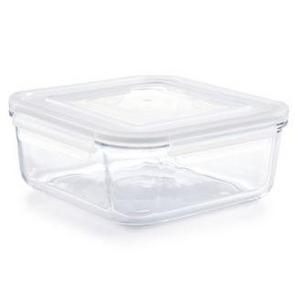 Martha Stewart Collection Square 2.45-Qt. Glass Storage Container, Created for Macy's