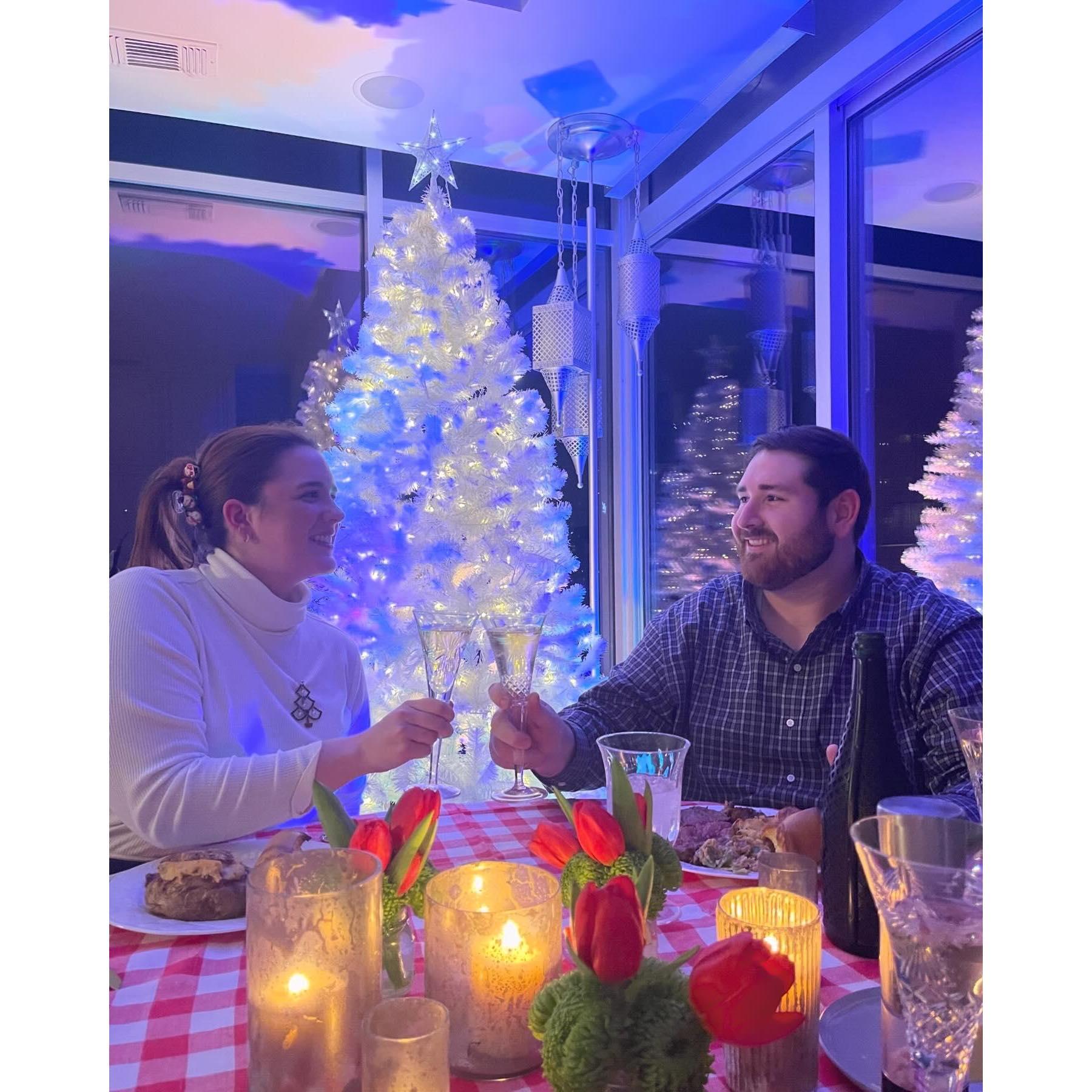 Our first engaged Christmas!