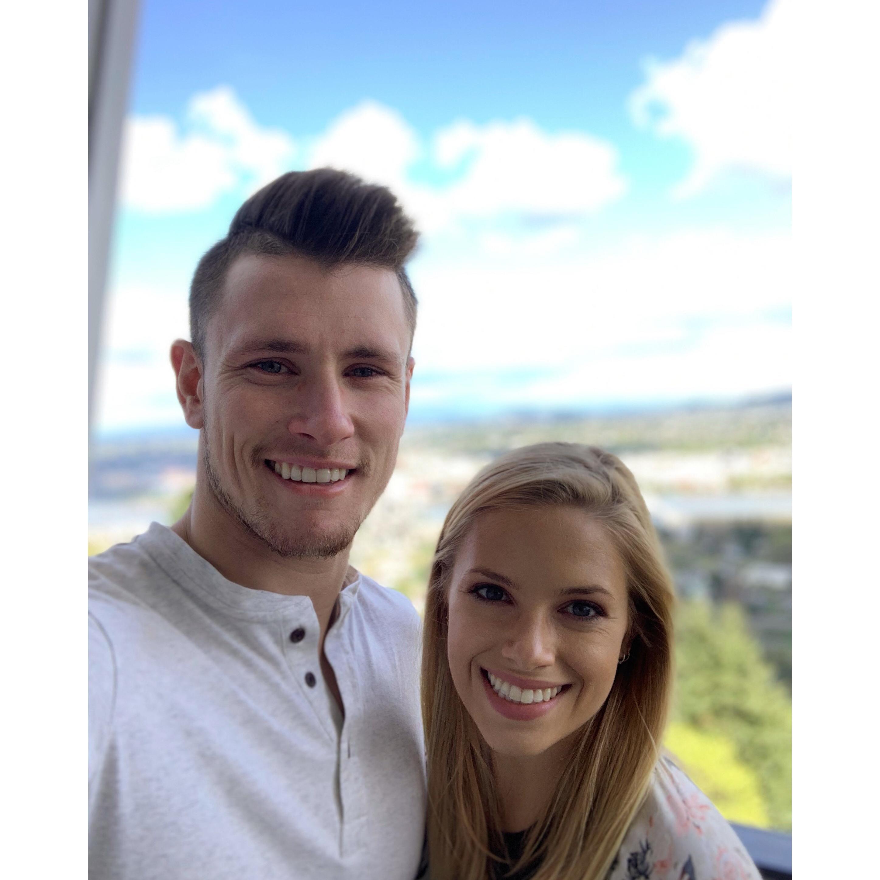 Arial tram ride in Portland