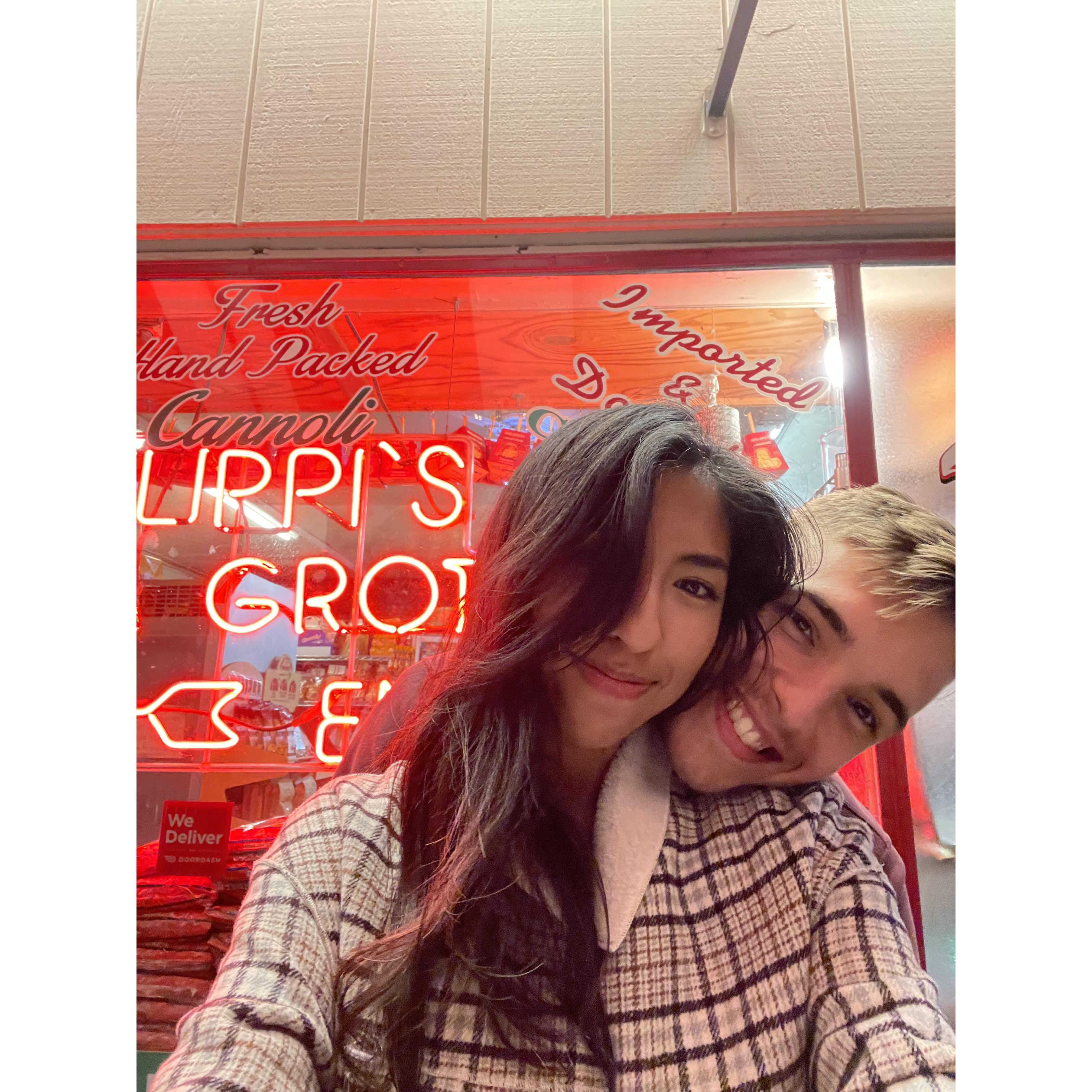 Our first trip to San Diego. Little did we know we'd be back together here. We ate cannoli and filled our hearts with laughter.