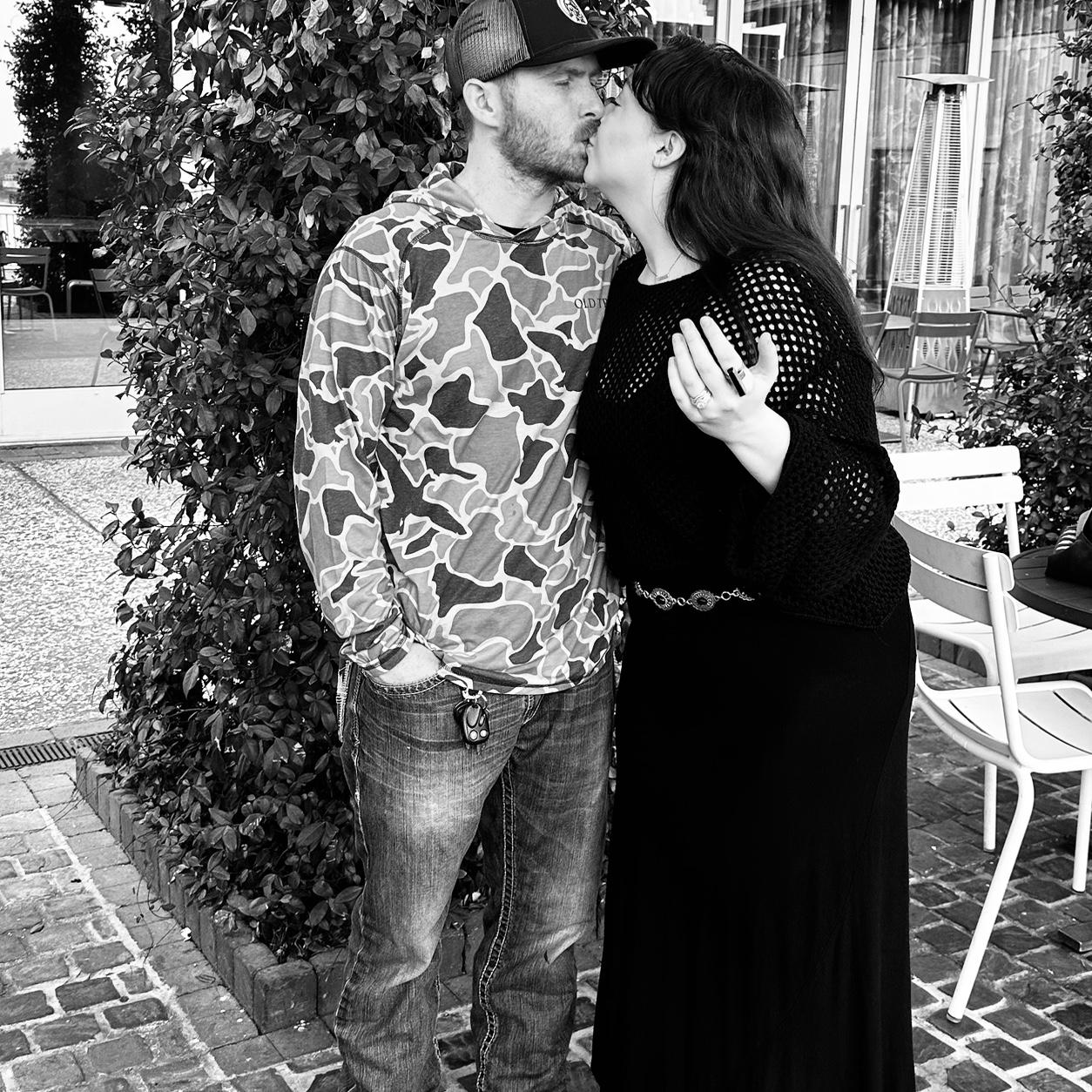 The day we got engaged 🤍🖤