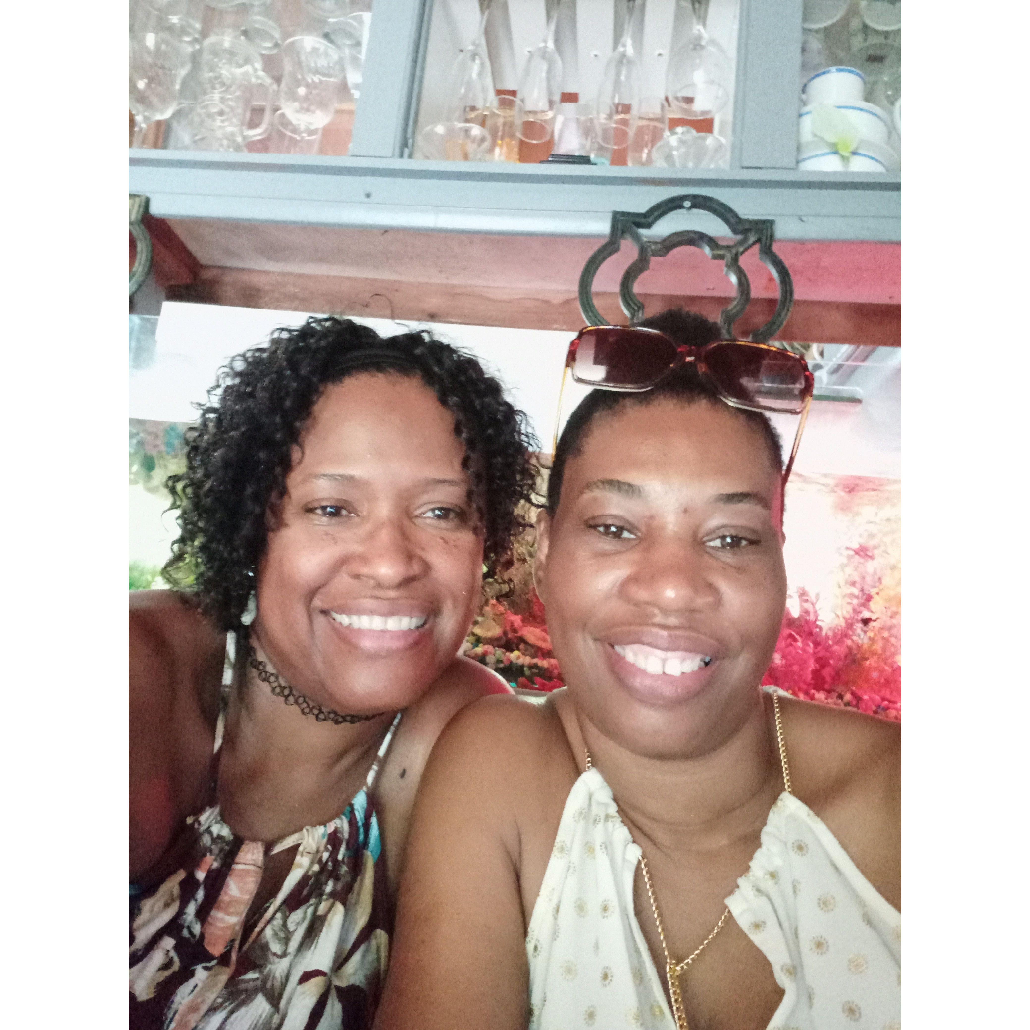Sis Dennise and I.