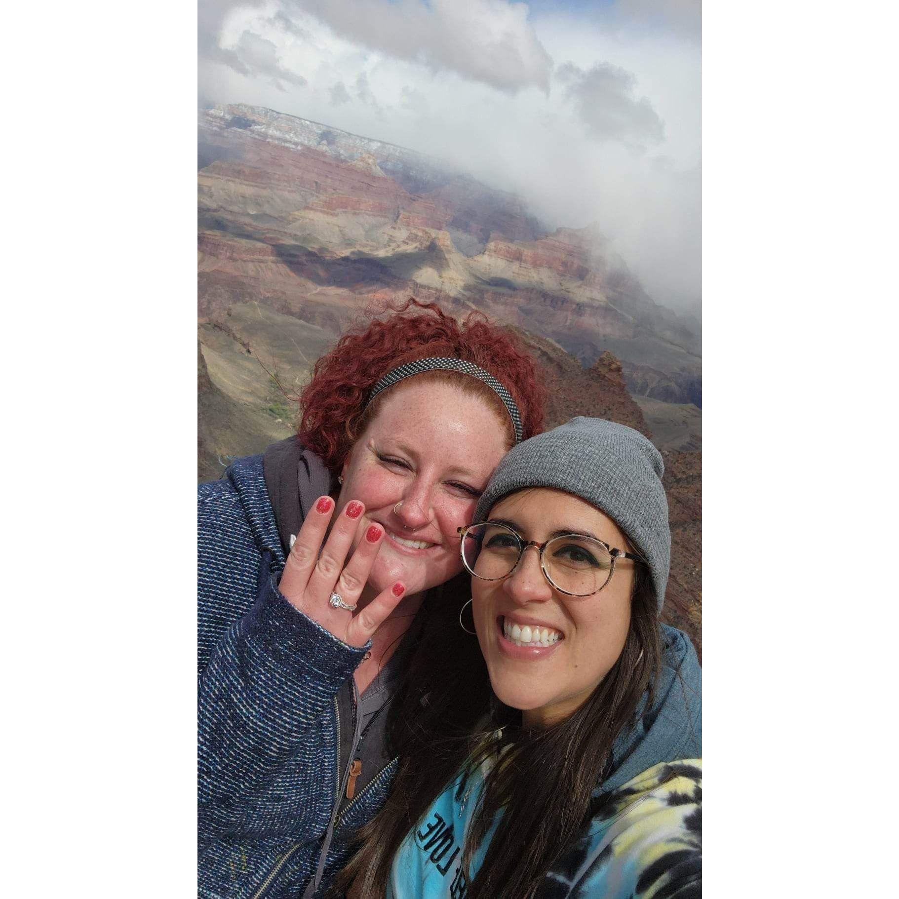 The One With Our First Ring Selfie