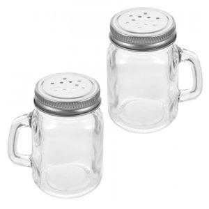 Mason Jar Salt & Pepper Shakers