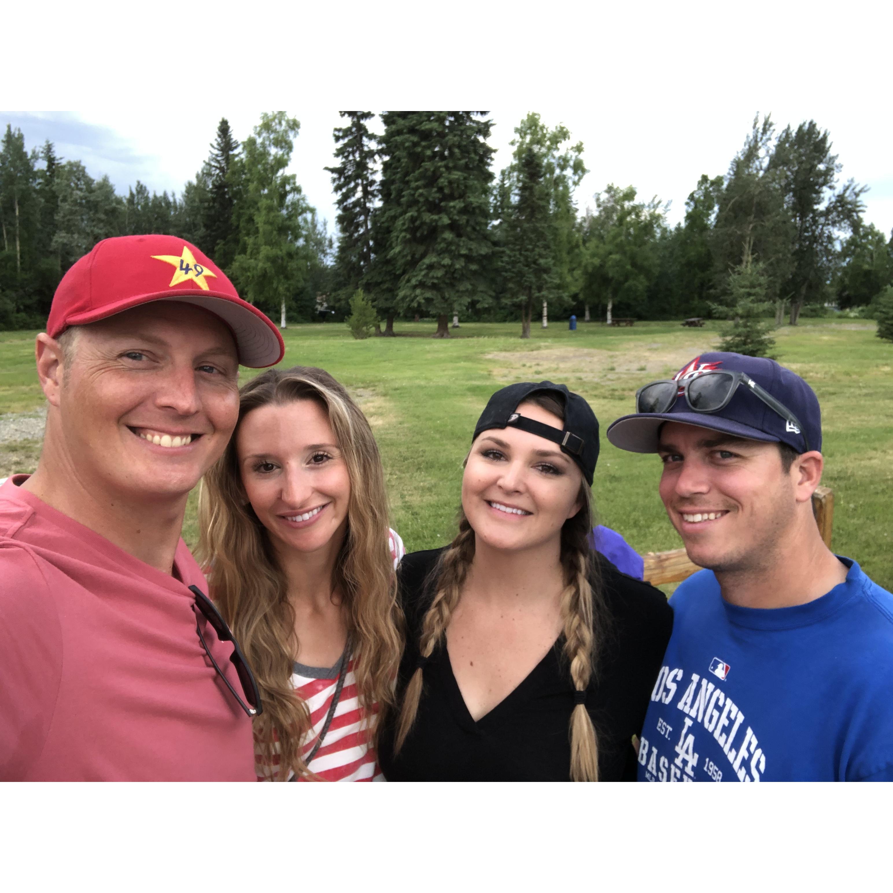 Midnight Sun baseball game with the Trotts