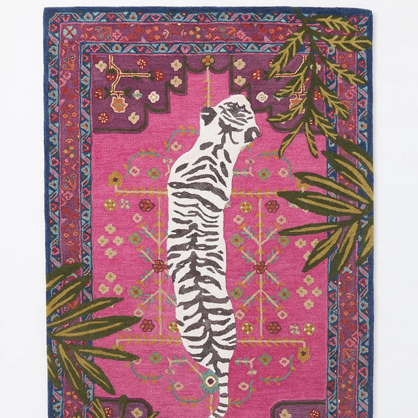 Bengal Tiger Tufted Wool Rug