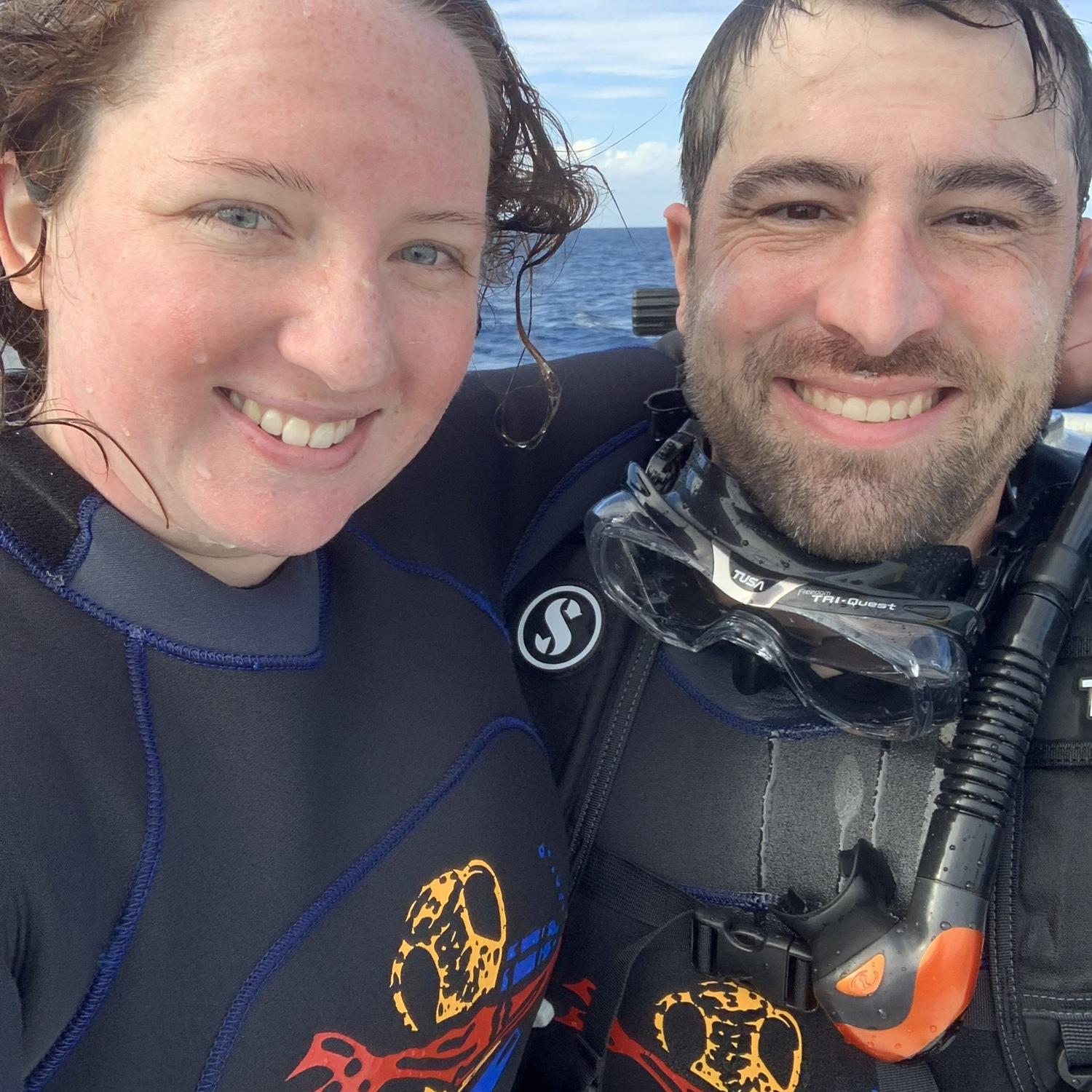 Scuba diving in Cozumel, Mexico. January 2023.
