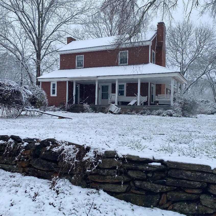 Farmhouse in the snow, 2010