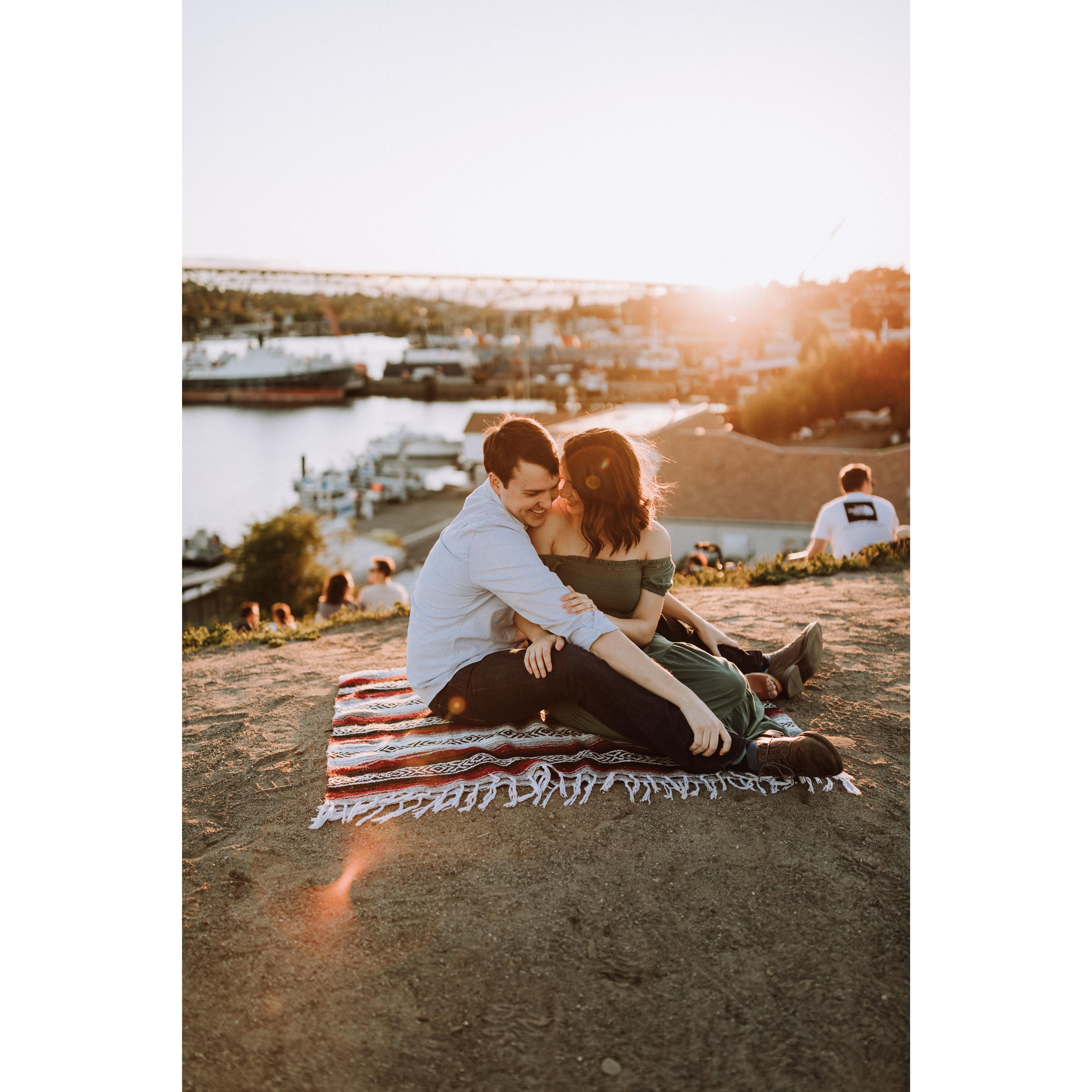Engagement photo session