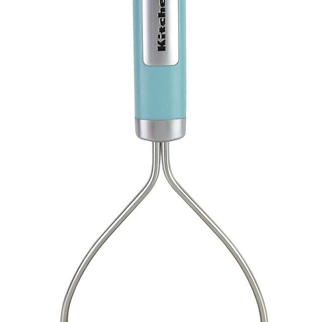 KitchenAid Gourmet Stainless Steel Wire Masher, Aqua Sky
